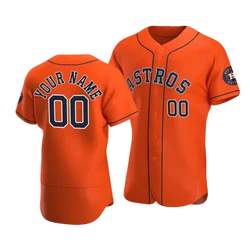 Men's Houston Astros Craig Biggio & Jeff Bagwell Homage Heathered Orange MLB  Jam Player Tri-Blend