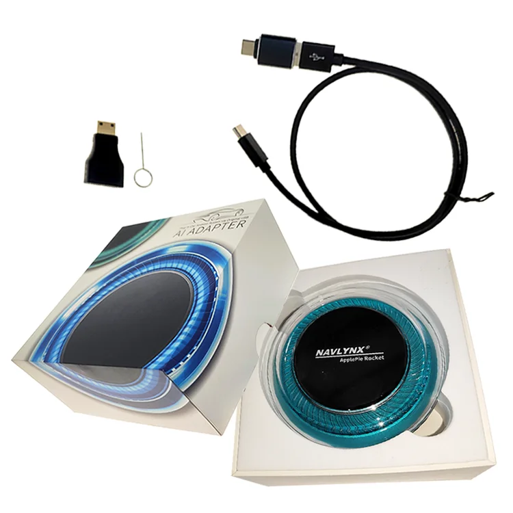 NAVLYNX ApplePie Rocket CarPlay AI Box Wireless Android Auto 