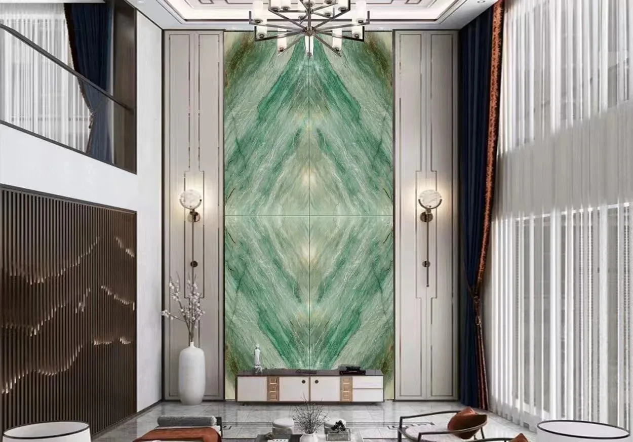 product modern luxury marble stone natural green marble for indoor wall panels in hotels villas kitchens bathrooms kitchen islands-2