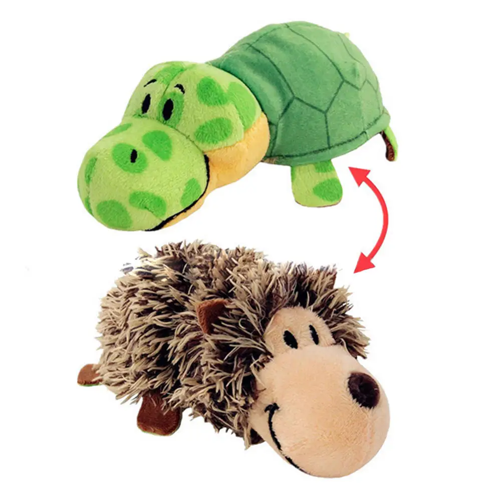 Factory Direct Switch Stuffed Soft Plush Purple Hippo Convertible Reversible 2 in 1 Soft Giraffe Animal Plush Toy