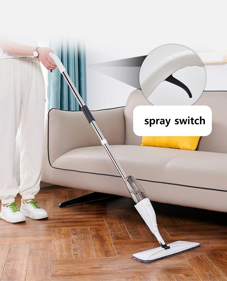 Wholesale Cheap Microfiber Spray Mop For Floor Cleaning Wet Dry Mop