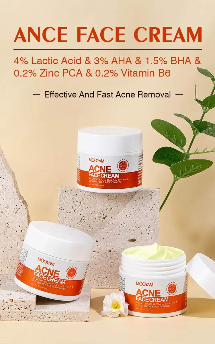 Private Label 7days Acne Removal Cream Vegan Acne Care Repairing Clear