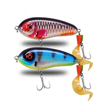 Lure 25g Freshwater Biomimetic Artificial Fish Jerkbait Solid Slow-Sinking Pike Lure Bait 60-115mm 35 – Minnow – view 5