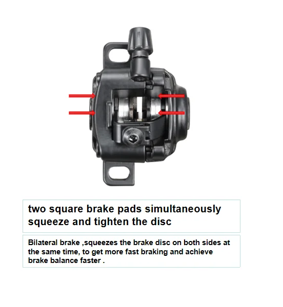 2023 New Line Pulling Caliper With Dual Actuation Mechanical Brake And
