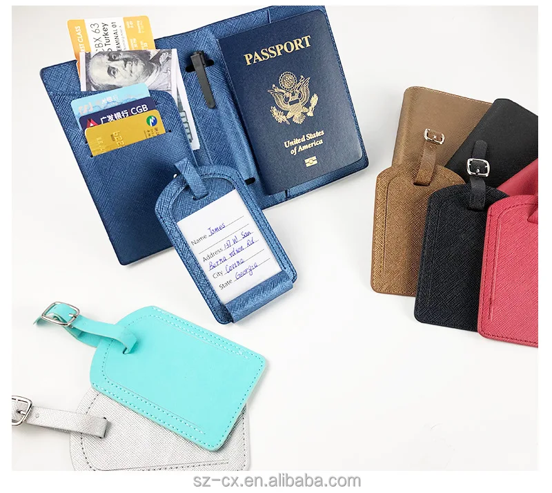Passport Wallets Card Holders Cover Case Protector Pu Leather Travel