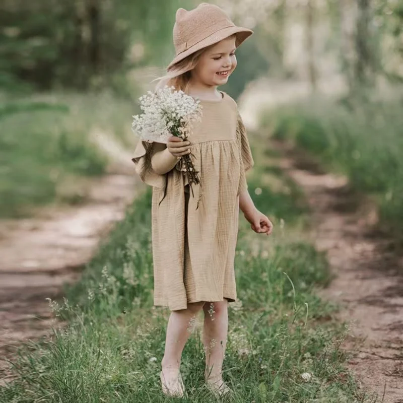 Fashion Cotton Dress For Year Girl Toddler Girl Dresses Rompers
