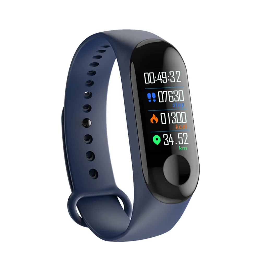 M3 Smart Bracelet Heart Rate Blood Pressure Health Waterproof Smart Watch  Bluetooth Watch Wristband Fitness Tracker Send Strap  Digital Wristwatches   AliExpress