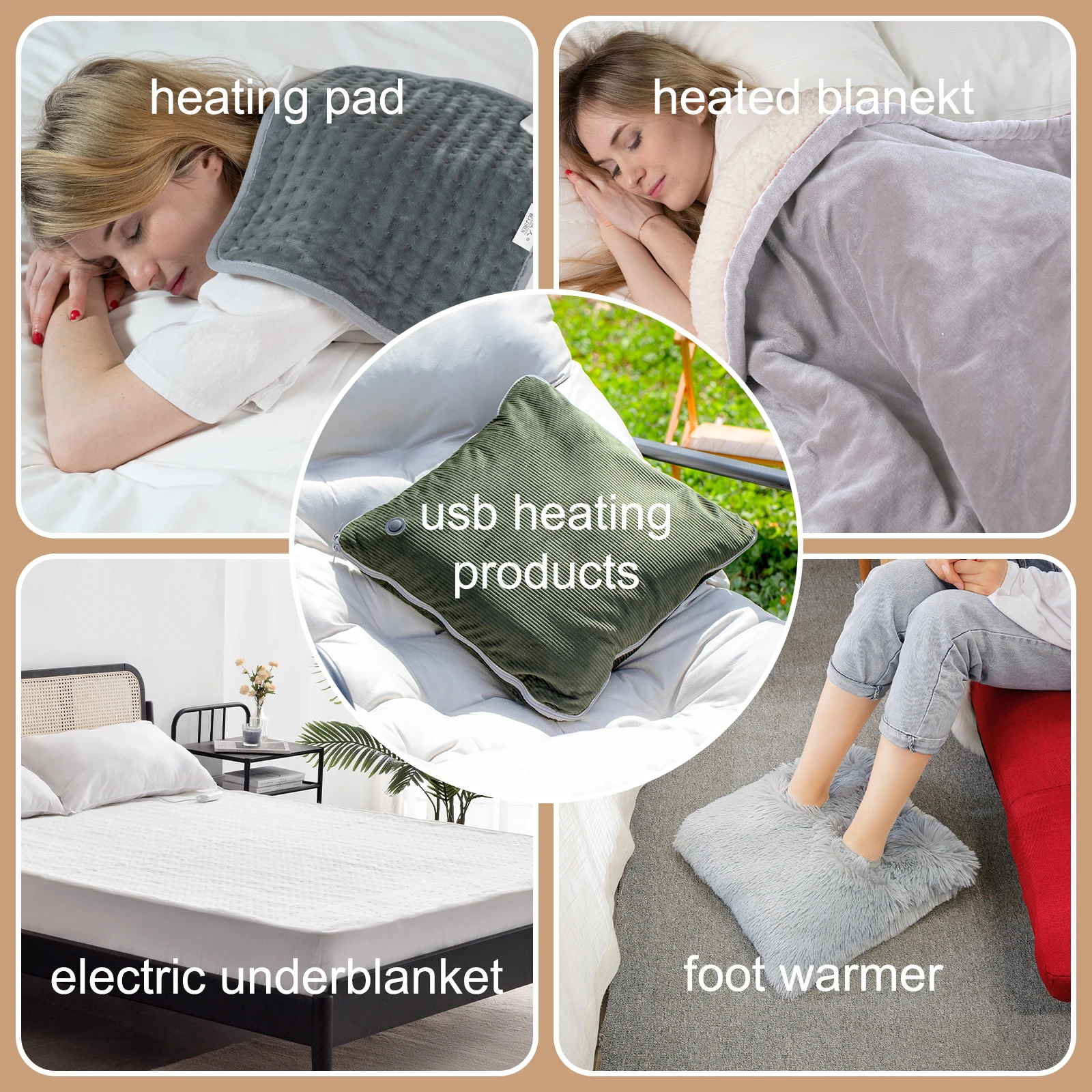 Bed Heating Pad Extra Long Single Electric Blanket Warm Electric