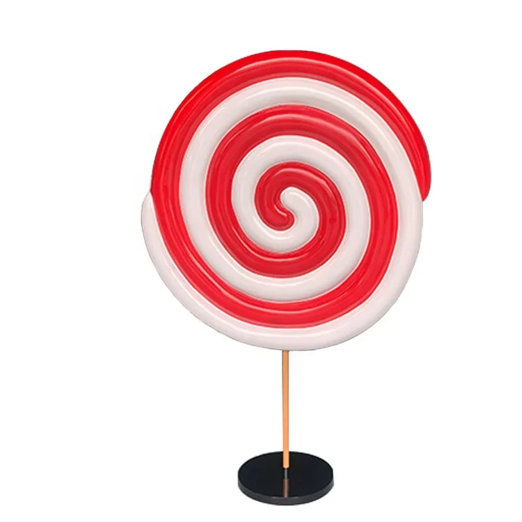 PEUTIER 48 Decorazioni per Festa a Tema Caramelle - 24 Lecca-Lecca e 24 Turbinii per Appendere - Adatte per Feste di Compleanno e Baby Shower
