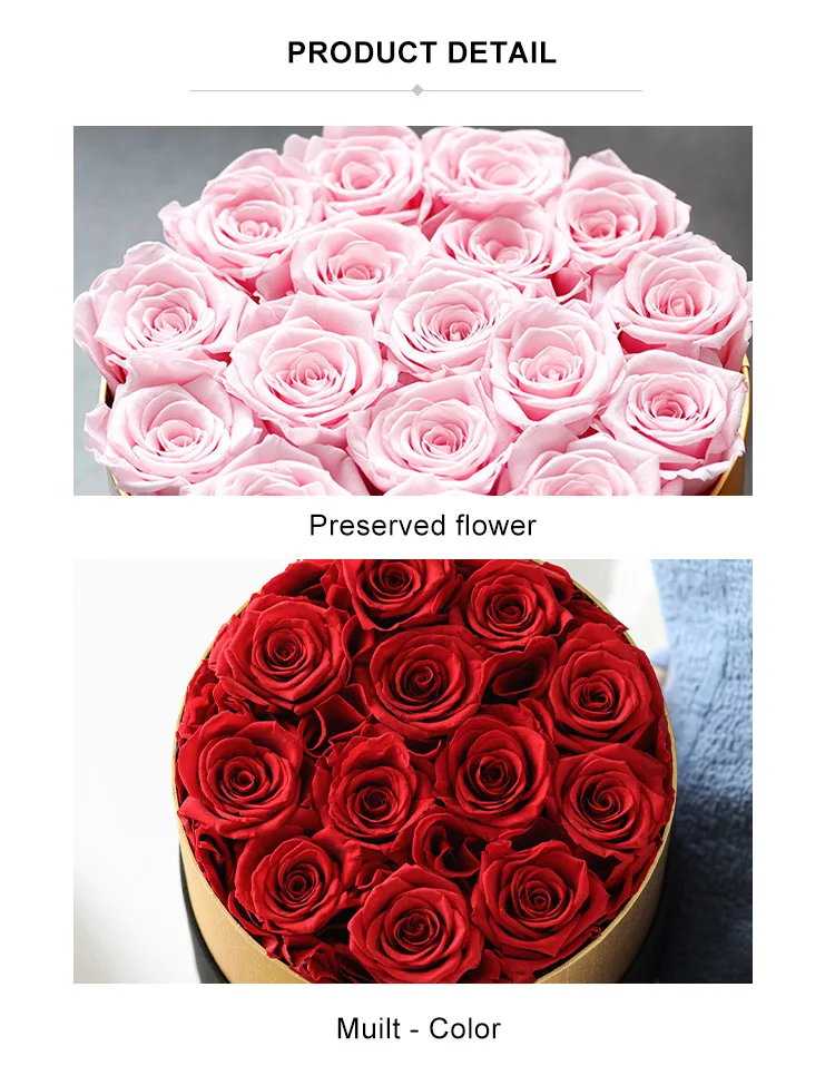 Ammy Hot Preserved Flowerschristmas Qixi Festival Gift Eternal Flower