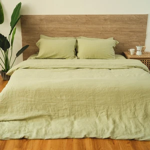 Hot Sale French Fabric Bed Linen Sheets Wholesale Bedding Cover Set Bed Linen Set Pure French Linen Bedding