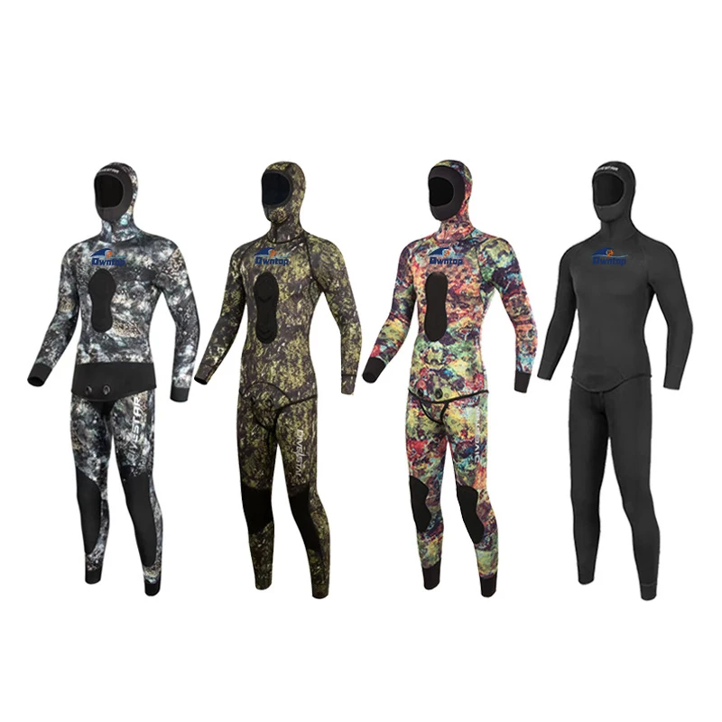 Opencell Two Piece 2 Pc Diving Suit Swimming Camo Custom Printed 7mm