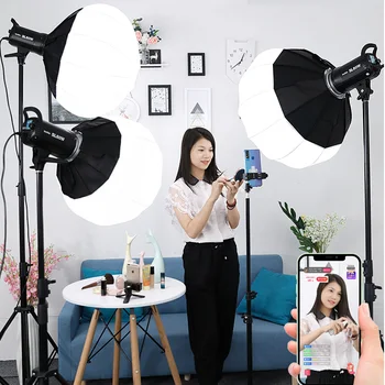 Professional Light System With Godox Photo Studio Equipment Photography 50x70CM Softbox Lighting Kits