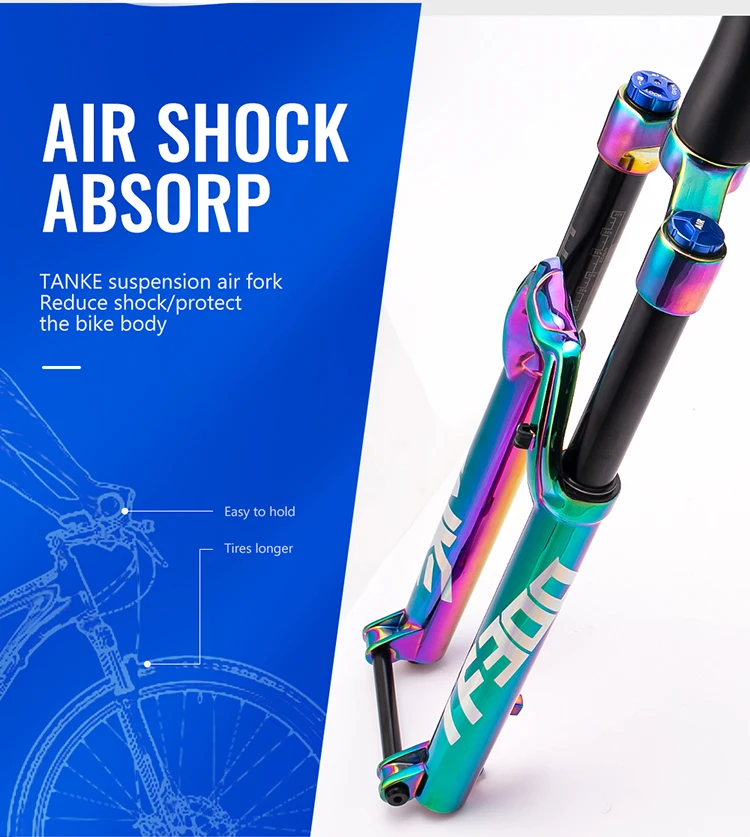 Aluminum Alloy 15mm Thru Axle Air Suspension Front Fork 27.5/29 Inch ...