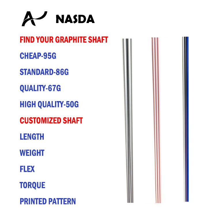 Wholesale Carbon Fiber Graphite Golf Club Shafts Golf Driver Shaft Carbon Steel Iron Golf Putter