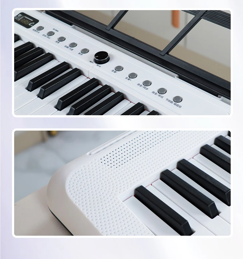 BD музыка 88 клавиш двойная клавиатура цифровой электронный орган умный АБС музыкальный инструмент для детей