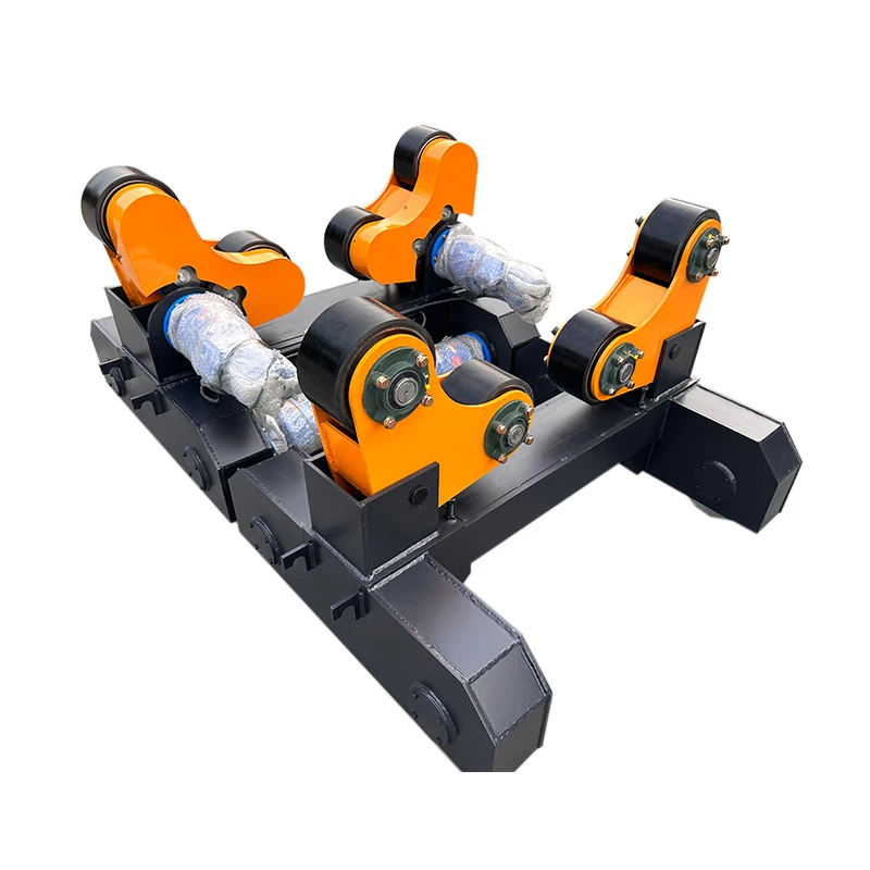 Factory Wholesale Welding Positioner Rotator Small Tube Turning Rolls Rotating Welding Table Double Rubber Wheel Roller