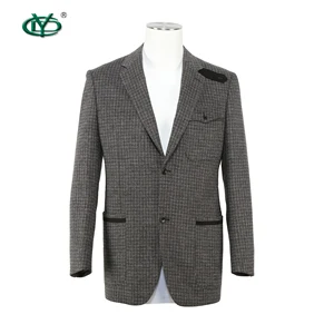 European Stylish Wool Casual Blazer Man Vintage Jacket Suit