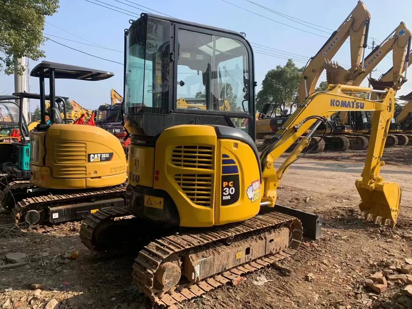 3 Ton Mini Used Excavator Used Komatsu Pc30 Digger Pc30mr Secondhand ...