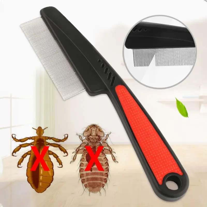 Lice Comb Flea Comb For Cats Dog Comb Pet Comb Set Metal Fine Tooth Comb Remove Tear Marks | Philippines