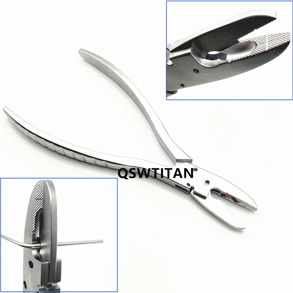Orthopedic Wire Cutter Bending Forceps for Multifunctional Kirschner Wire Bone Scissors Veterinary Orthopedic Bending Pliers