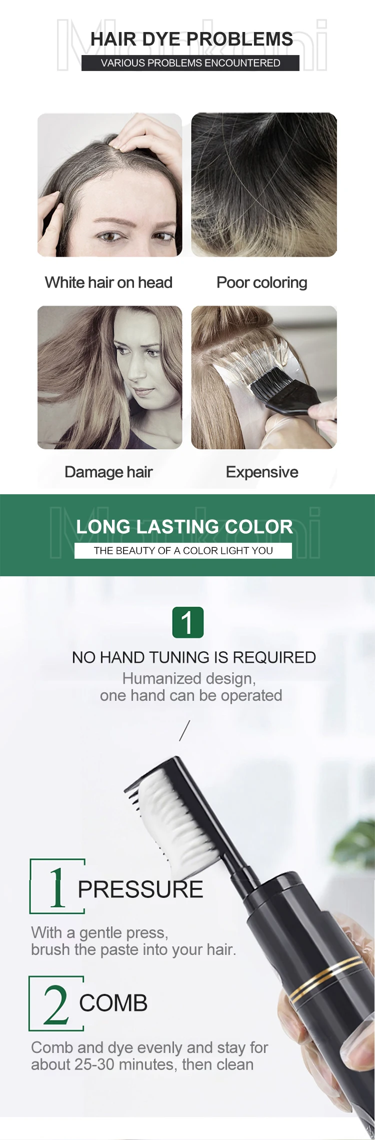 comb dye