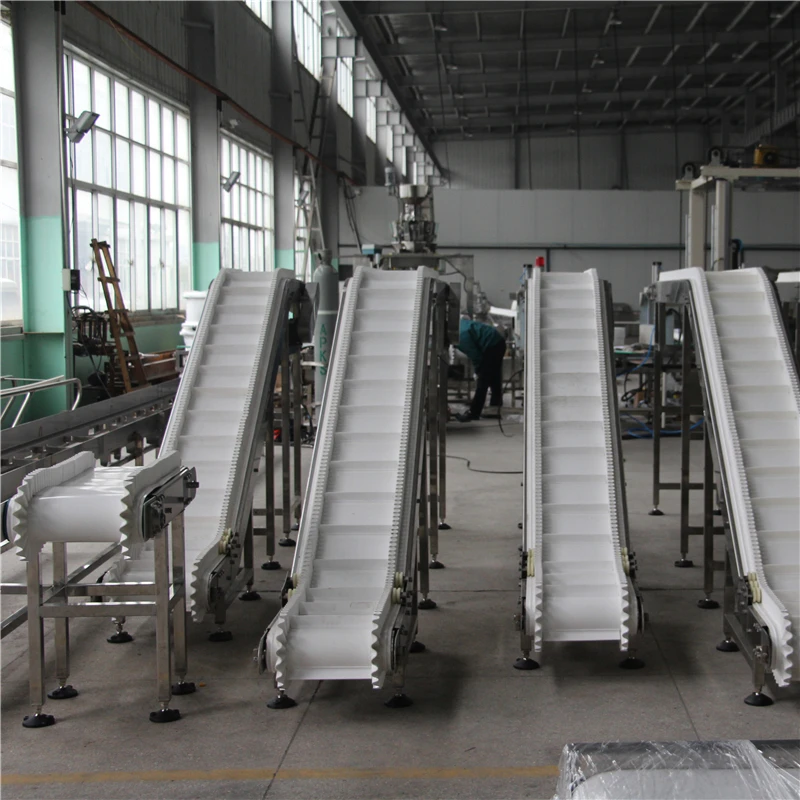 Leadworld Assembly Line Equipment Screw Inclined  Bucket  Conveyor Z Type Bucket Elevator Conveyor