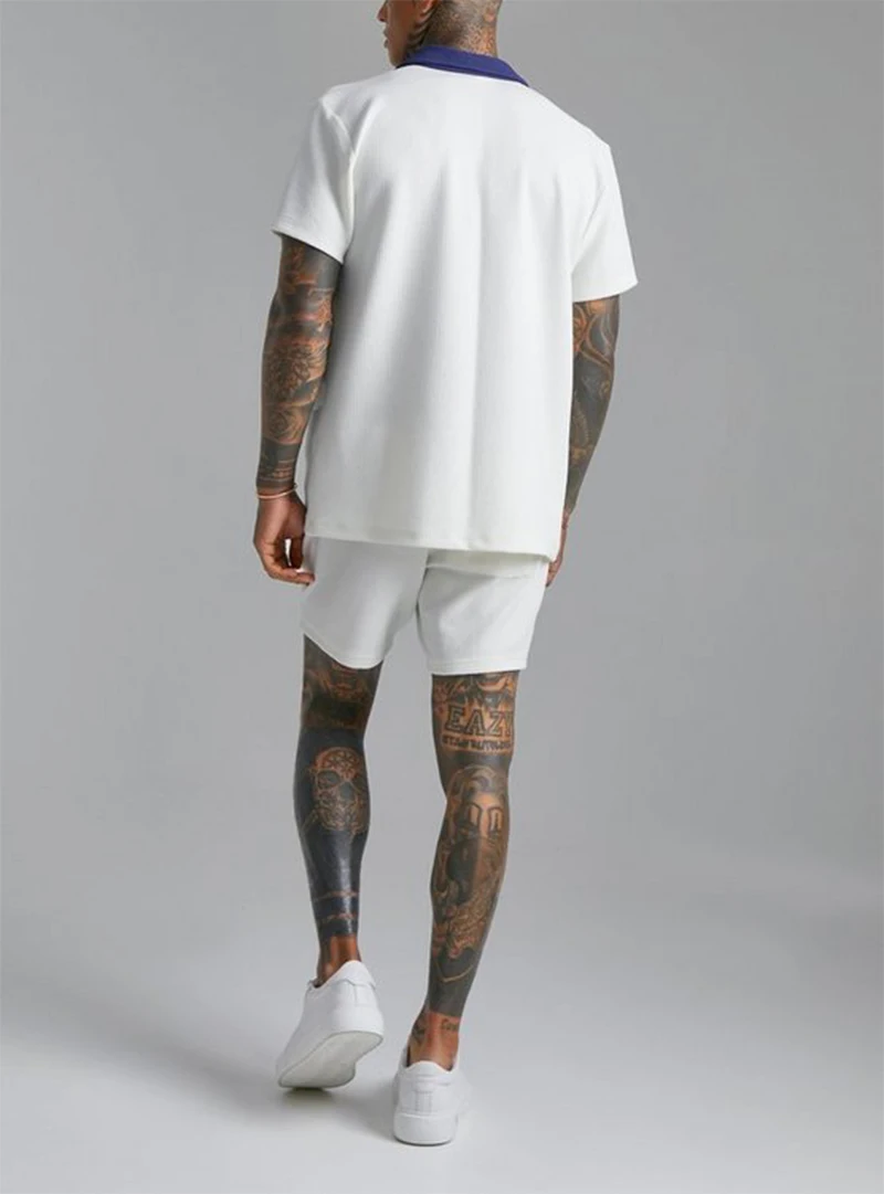 New Design Summer Tracksuit for Men Two Piece Jersey Shirt Casual Wear Men Short Set gallery 4