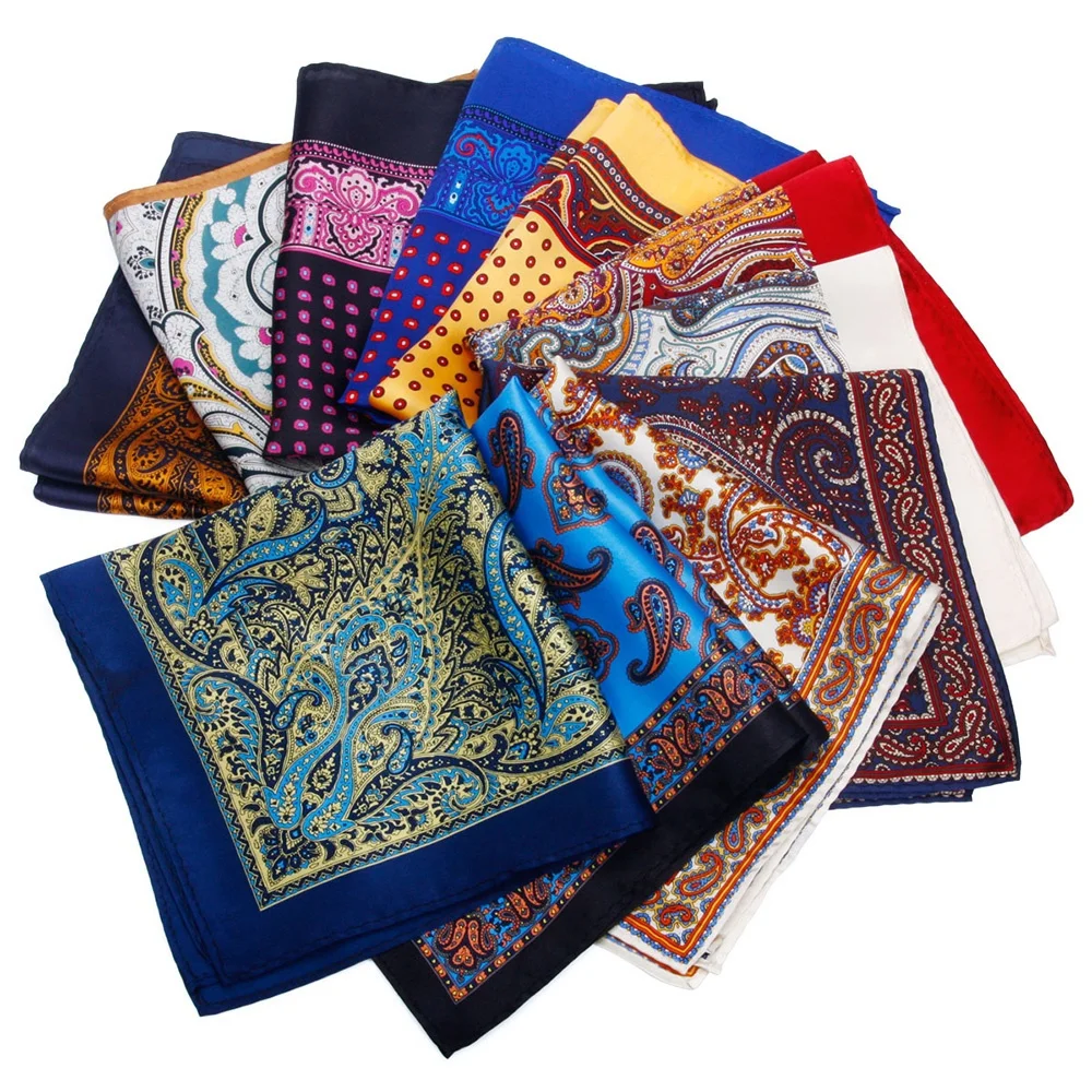 Assortment of Silk Pocket squares outlet