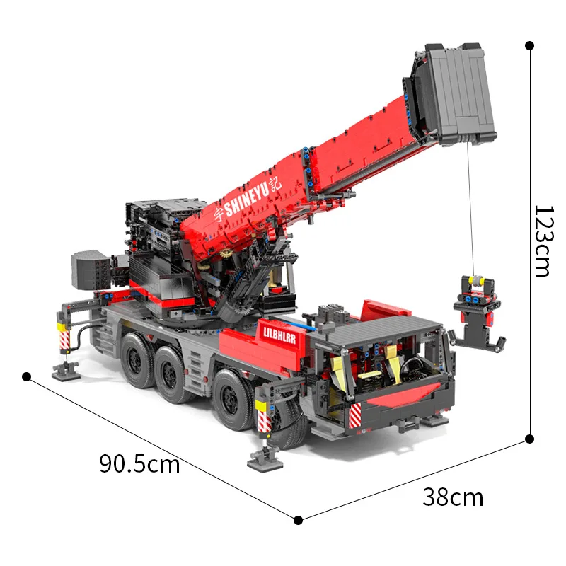 large remote control crane