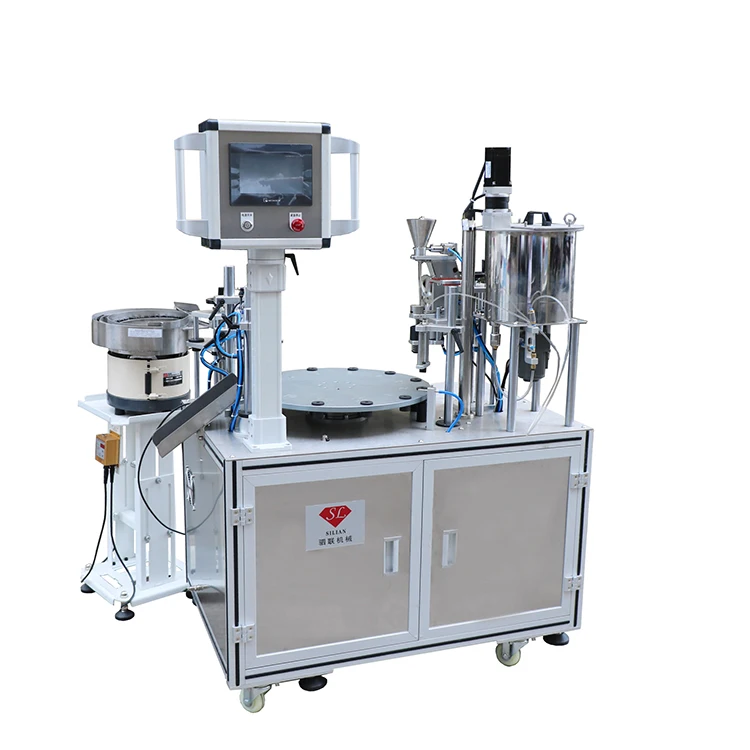 SiLian Colorful Eyeliner Pencil Filling Machine Colourful Liquid White Making Cosmetic Manufacturing Machinery for Lip Liner