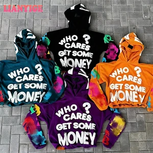 LYG Winter Sublimation Boxy Sweatshirt Cotton Custom Logo Puff Printing Crewneck Embroidery Patch Acid Wash Waterproof Quick Dry