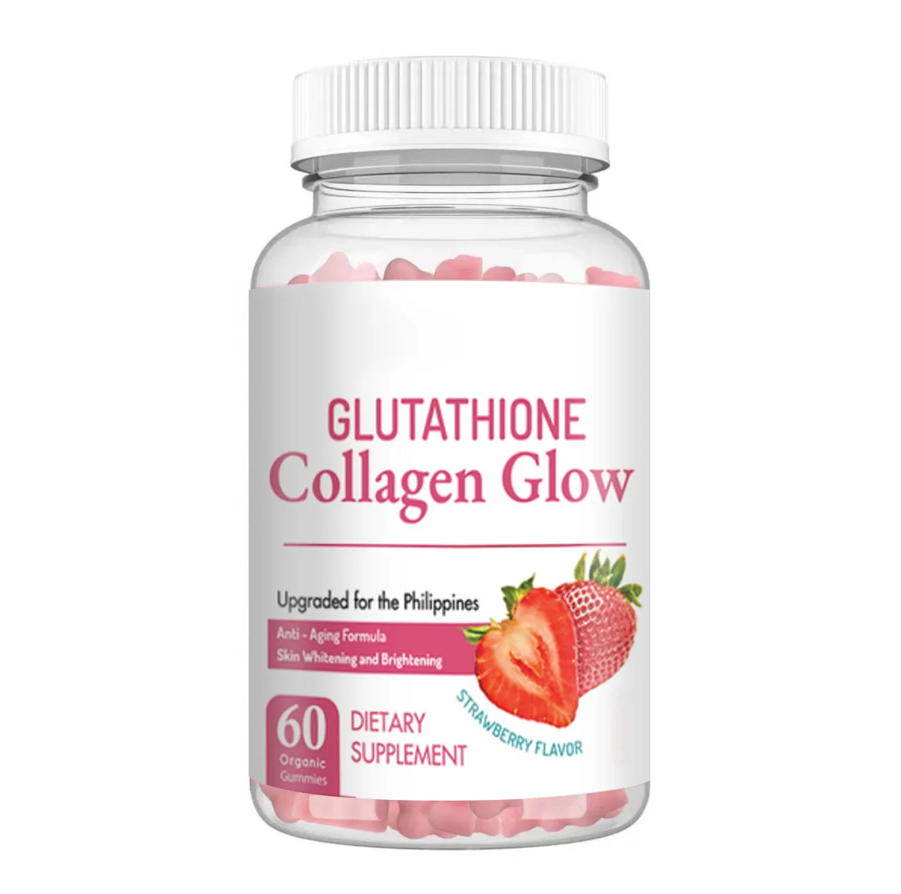 Beauty-Enhancing Hydrolyzed Marine Collagen Gummies Vitamin Supplements for Healthy Skin