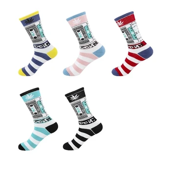 High-quality Maple Leaf Socks Long Fashion Weed Socks Men Skateboard Colorful Women Couple Socks
