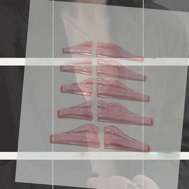 Reusable Lash Lift Silicone Rods Glueless Self Sticky Eyelash Shields