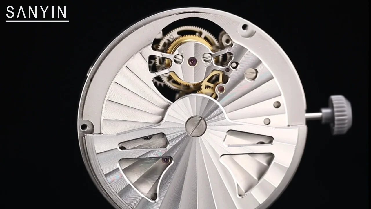 24hr 3 Hand Automatic With Most Jewels Watch Movement Parts Unique Fhf