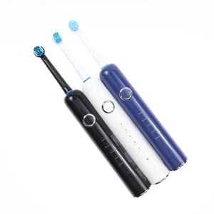 Top Seller Popular Trending Round Head Toothbrush Electric Adults Use Sonic Wireless Charge Electronic Teeth Cleaner