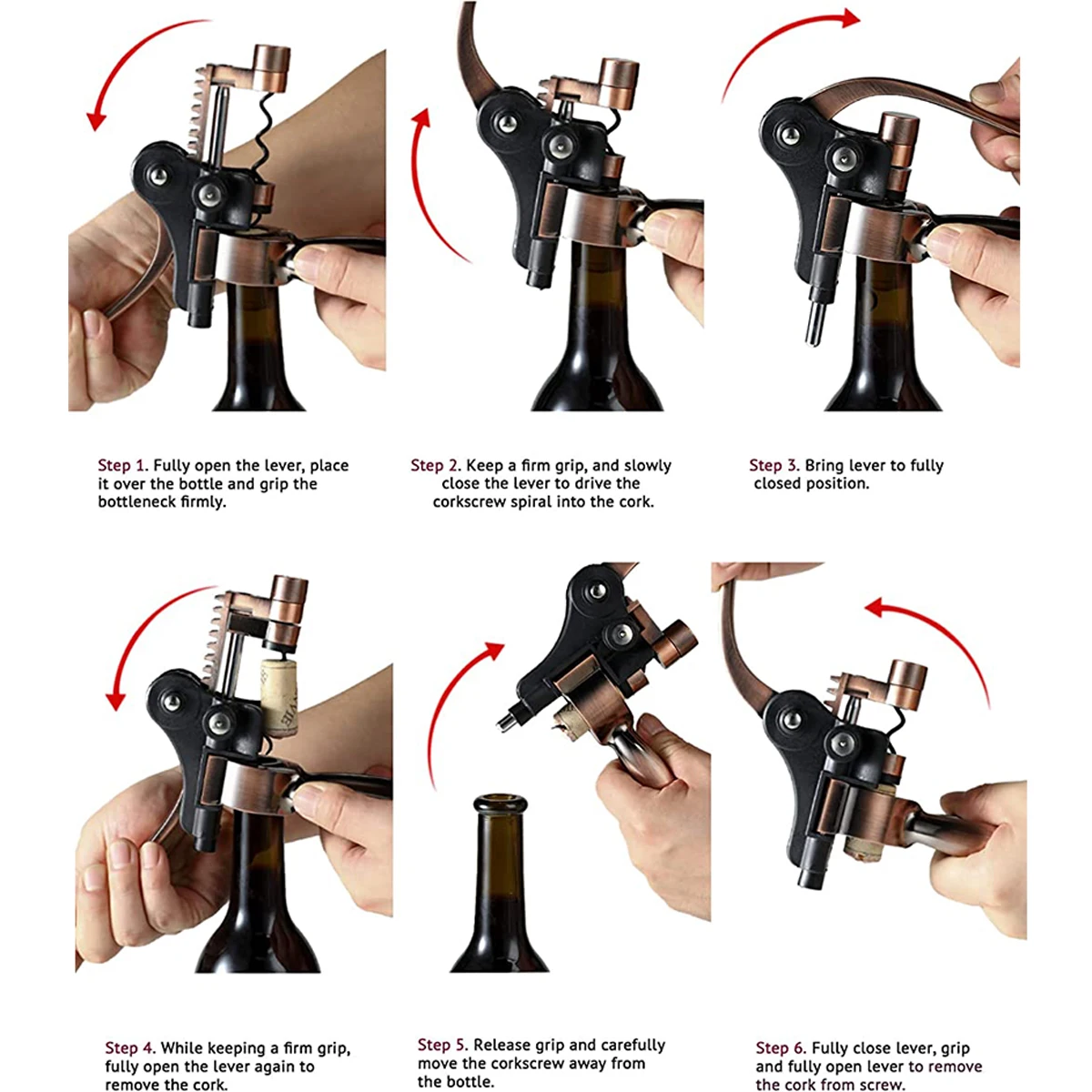 Wholesale 4pcs Bar Tools Wine Bottle Corkscrew Opener In Pourer Wooden