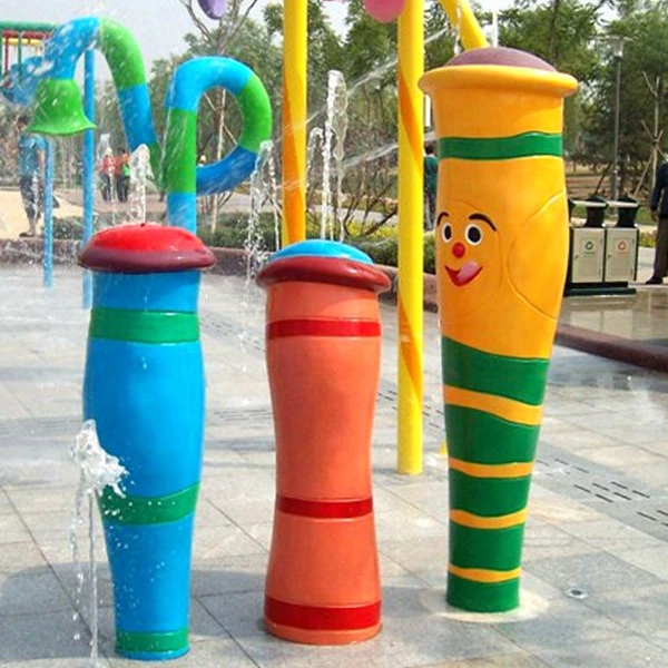 New Arrival Figures Splash Fiber Glass Indoor Swing Mushroom Waterfall Spray Water Jets Pool Park