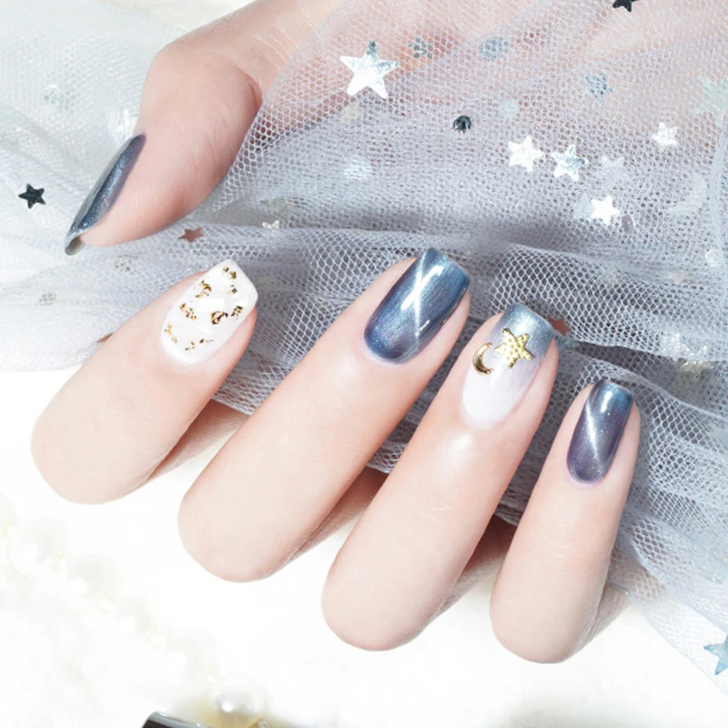 JOUS Crystal Moonlight & Holographic Shimmer Cat Eye Gel Polish for Nail Salon Professional Use With Strong Magnetic Effect