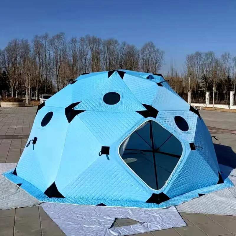 Octagonal Winter Tent With Ice Fishing 812 Person Extra Large