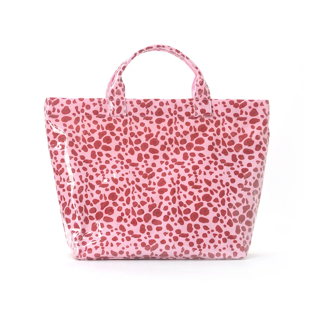 Fashionable Leopard Striped Women's Travel Beach Handbag Wholesale Customized Female Girl Daily Wate