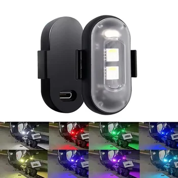 Multicolor Wireless Remote Control Strobe Light LED Warning Lamp For Car Motorcycle Drone Flash Position Indicator Lamp