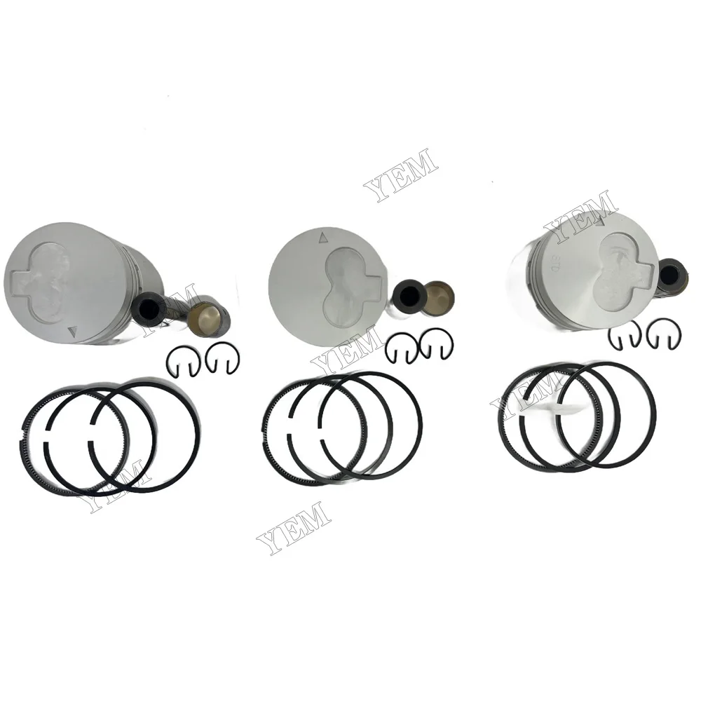 Piston Kit Fit for Mitsubishi K3H Engine 2