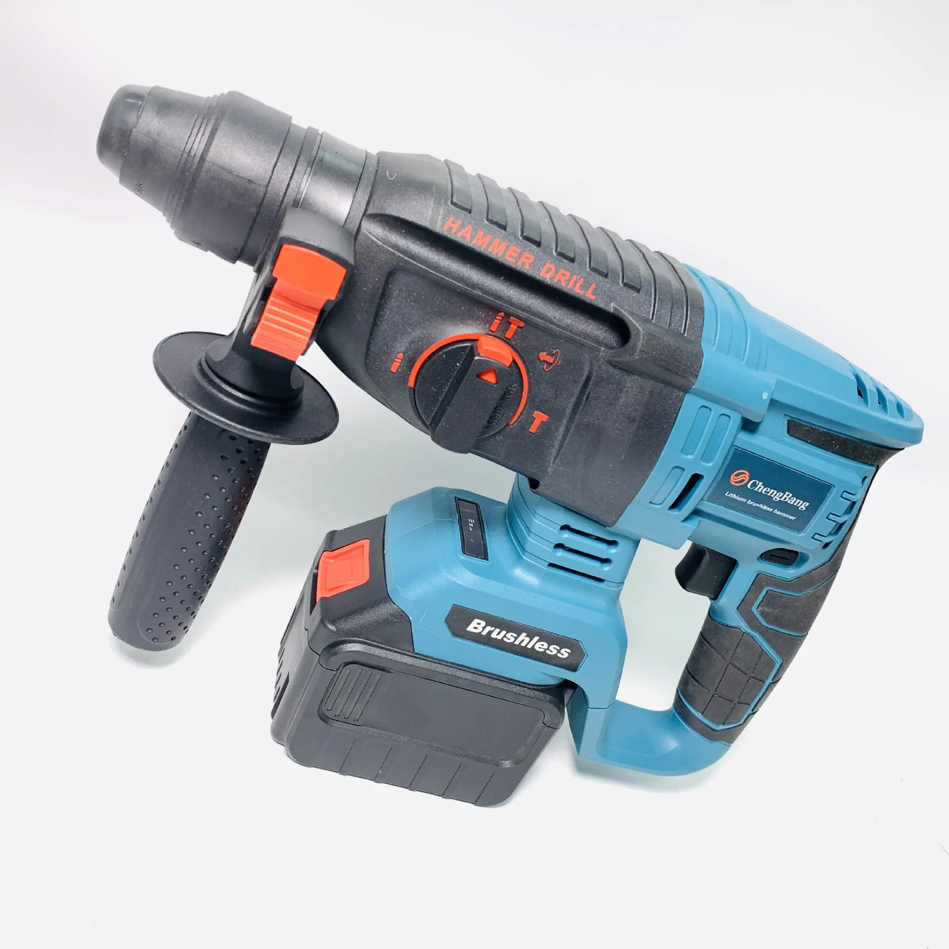 Set of 3pcs Power Tools Rechargeable Lithium Electric Drill Brushless Angle Grinder Cordless Hammer Drill Combination Tool Set