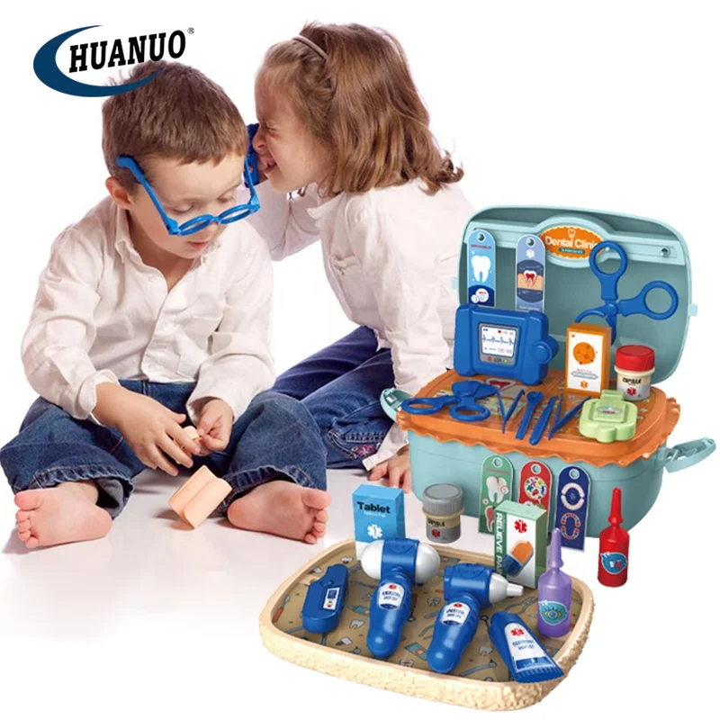 Детские развивающие 3 в 1 43 шт. ролевые игры Медицинские Комплект Набор доктора игрушки семья доктор Ролевая игра Секс
