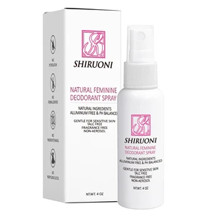 OEM ODM Private Label Natural Female Intimate Deodorant Spray Yoni Wetness Hygiene Product Feminine Vaginal Spray for Woman