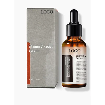 Private Label Custom OEM ODM natural organic hydrating facial skin care serum anti-aging brightening VC face serum