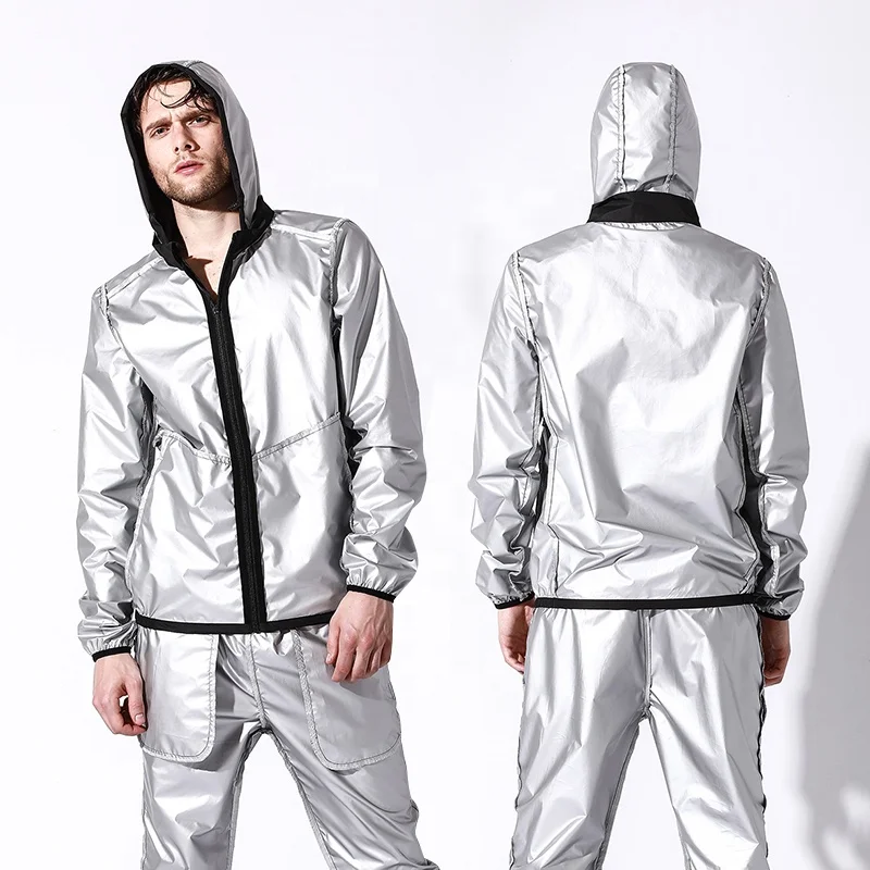 Neoprene Best Thermal Body Care Plus Size Sauna Sweat Gym Training Fitness  Sets Men Adjustable Weight Loss Boxing Sweat Suits