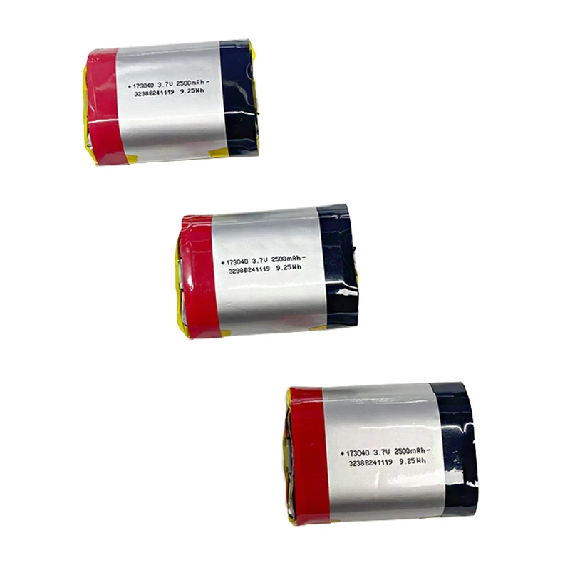 haluc❤ 3.7V 2500mAh Li-Ion Polymer Cylinder Battery with PCB for E